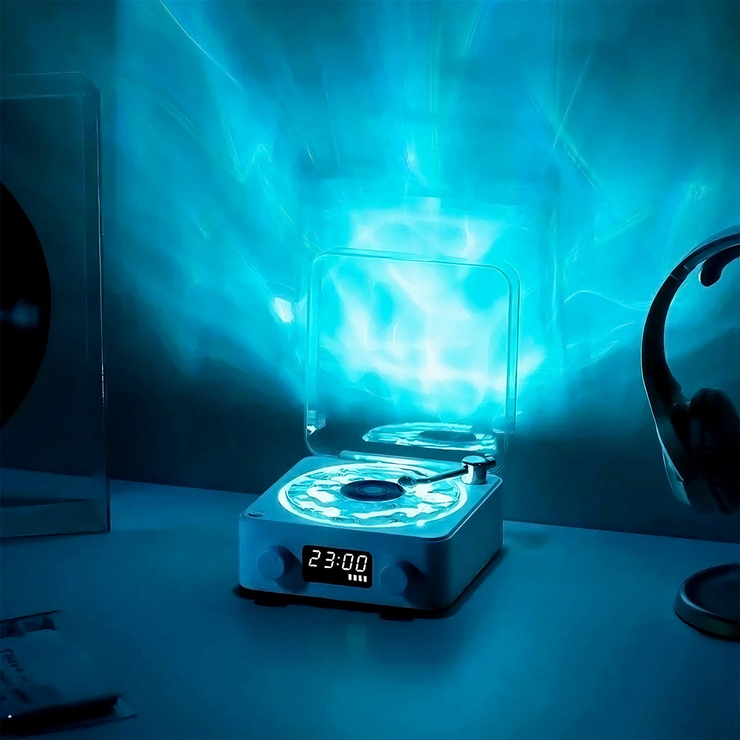 Vintage Wave Bluetooth Speaker With LED Display