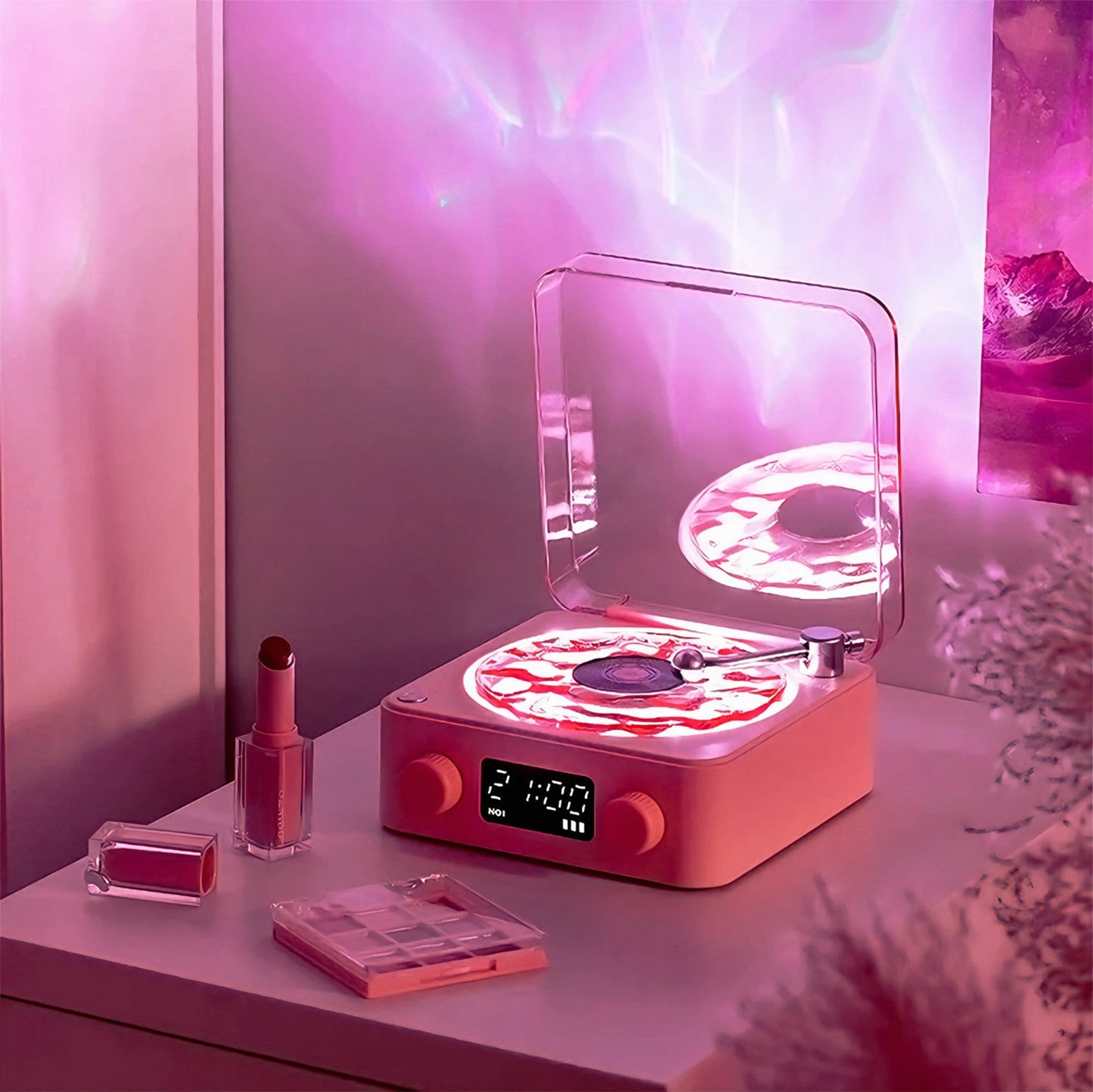 Vintage Wave Bluetooth Speaker With LED Display
