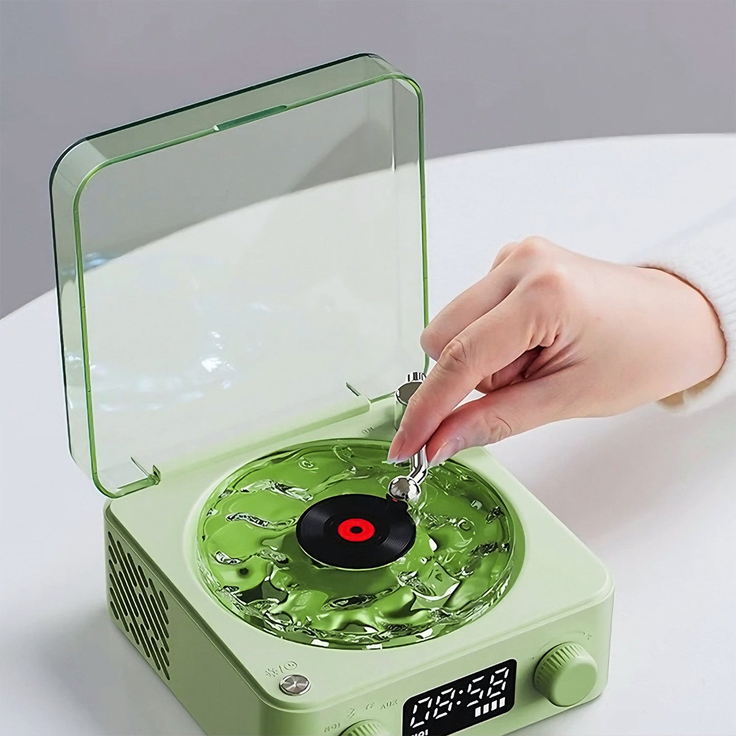 Vintage Wave Bluetooth Speaker With LED Display