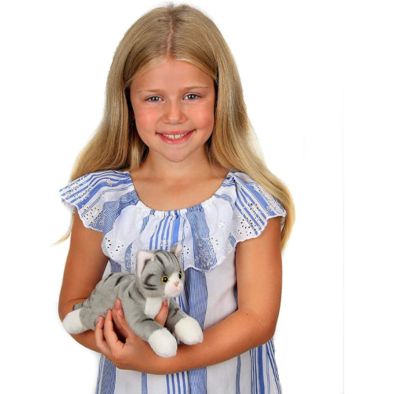 Stripped Stuffed Kitten Plush Toy