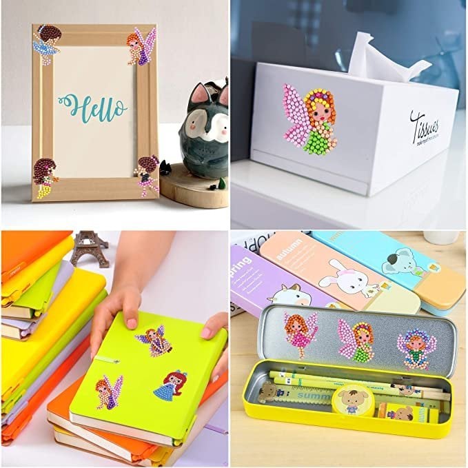 Sparkle Gem Stickers | DIY children's free stick cartoon diamond sticker painting