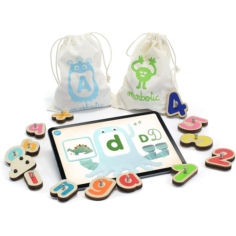 Interactive Wooden Numbers And Letters Set