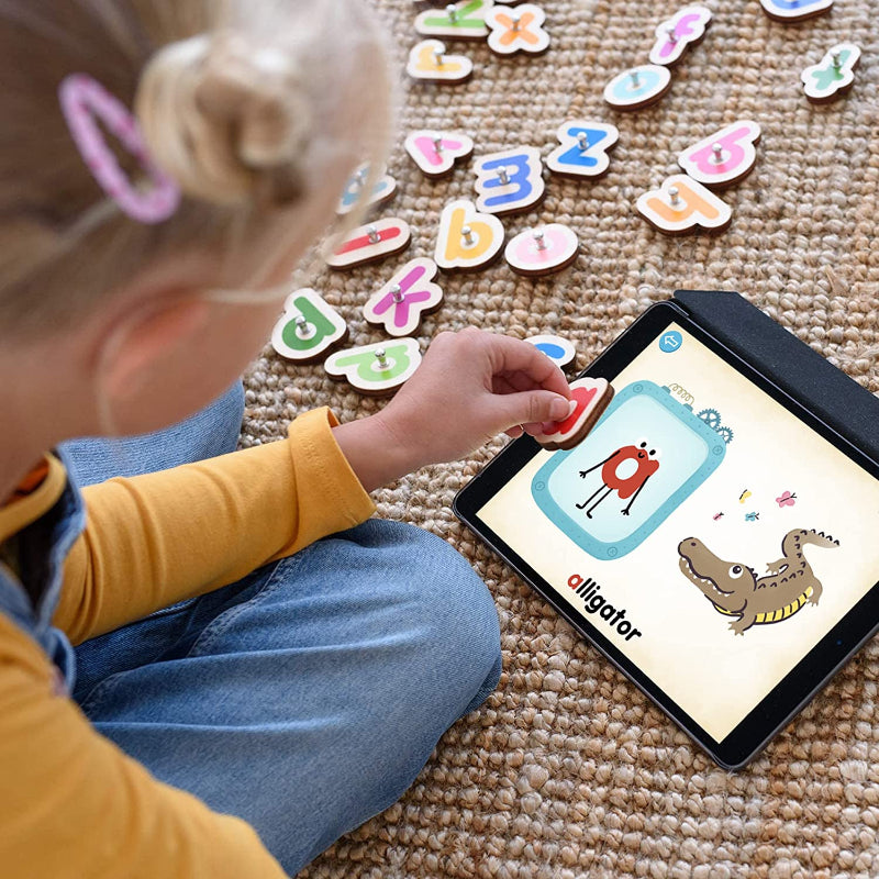 Interactive Wooden Numbers And Letters Set