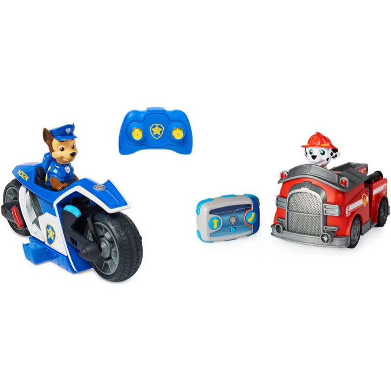 Remote Control Motorcycle & Fire Truck
