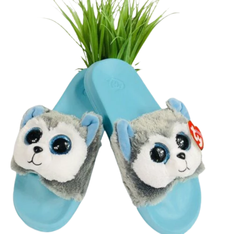 Kids Plush Toy Slides Sandal