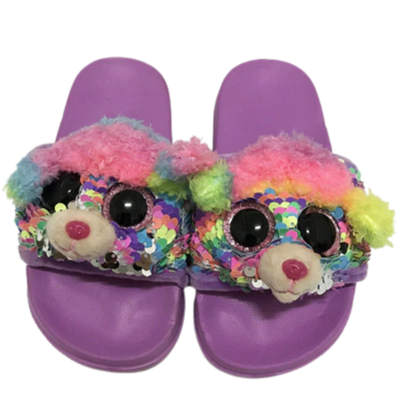 Kids Plush Toy Slides Sandal