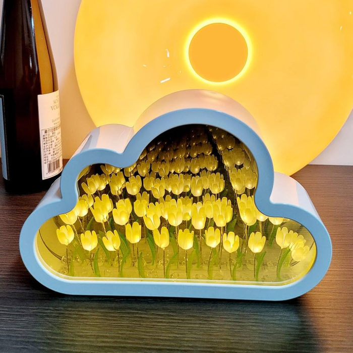 Cloud Shaped Tulip Night Light