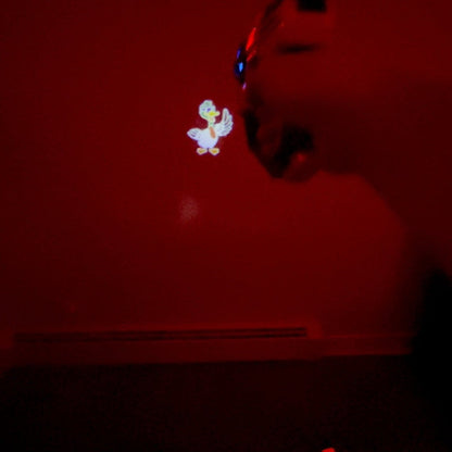 3 In 1 Laser Toy With Dinosaur And Duck Projections