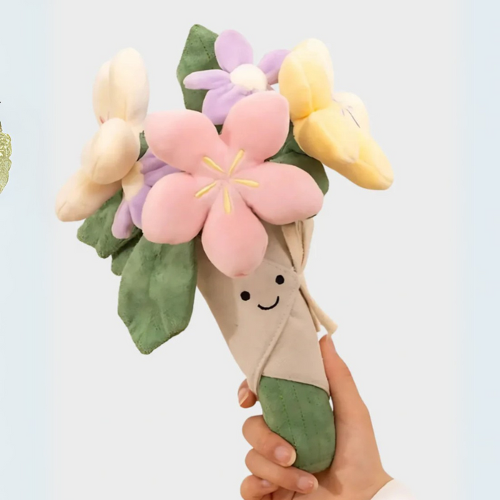 Plush Flower Bouquet Wrap