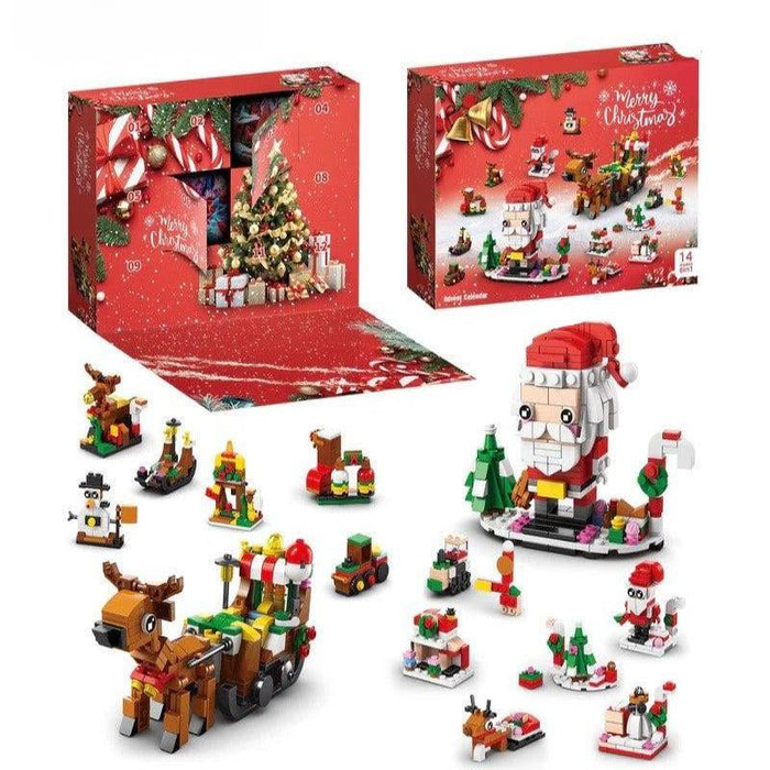 Christmas Countdown Building Blocks Gift Set