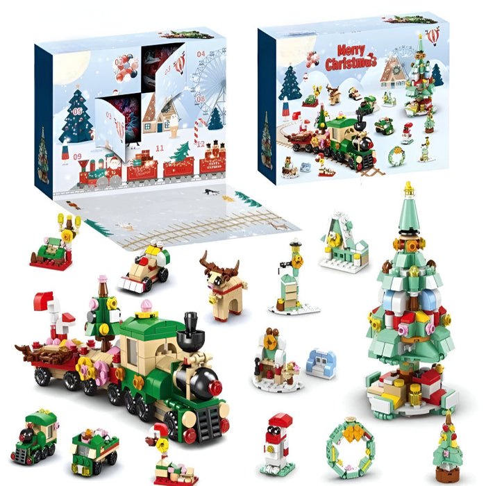 Christmas Countdown Building Blocks Gift Set