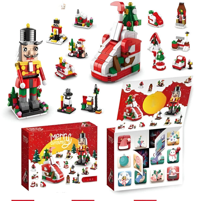 Christmas Countdown Building Blocks Gift Set