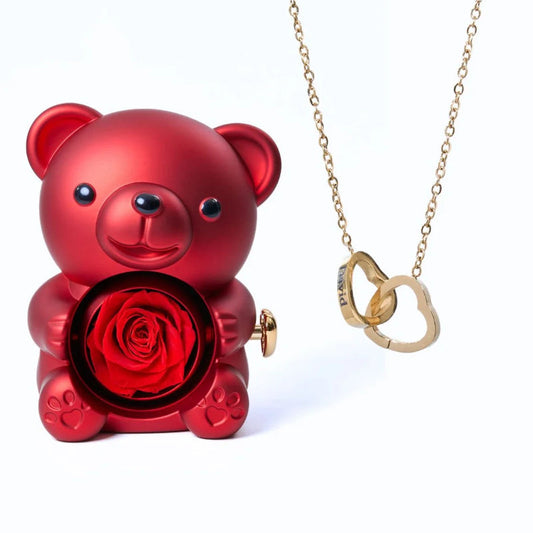 Personalized Eternal Bear Necklace