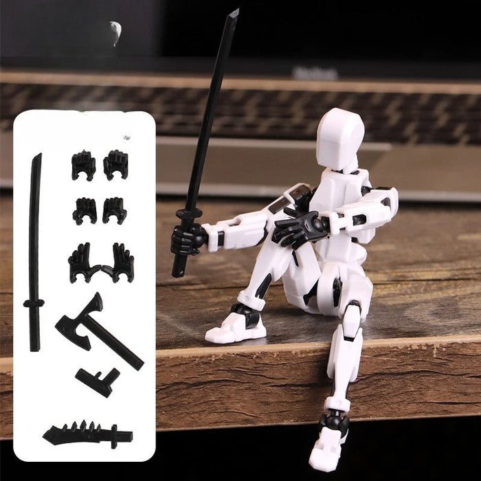 Movable Shapeshift Robot 3D Printed Action Figure