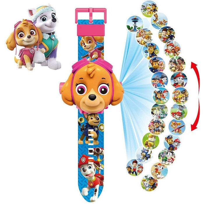 Paw Patrol 3D Projection Digital Clock Toy Set