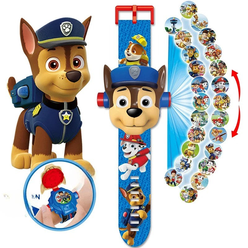 Paw Patrol 3D Projection Digital Clock Toy Set