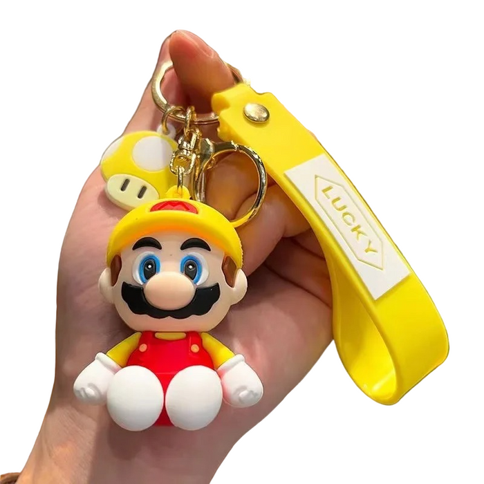 Retro Game Inspired Super Mario Keychain