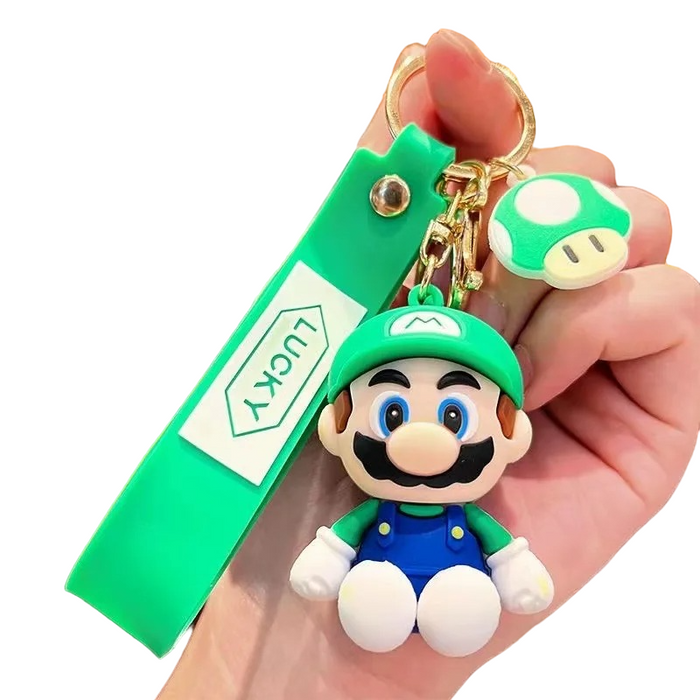 Retro Game Inspired Super Mario Keychain