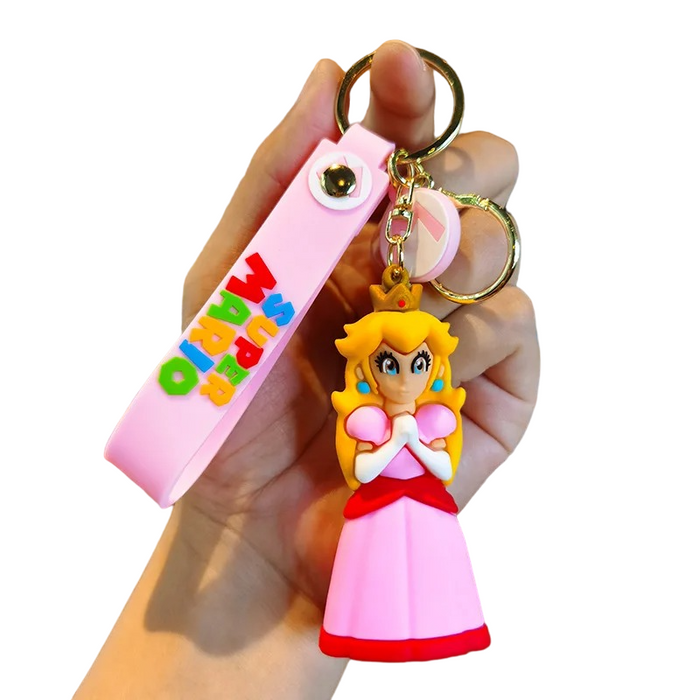 Retro Game Inspired Super Mario Keychain