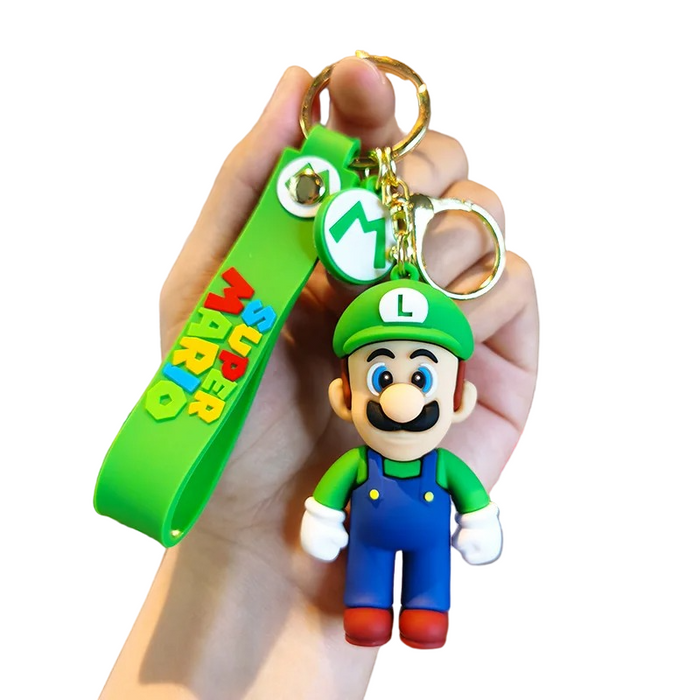 Retro Game Inspired Super Mario Keychain