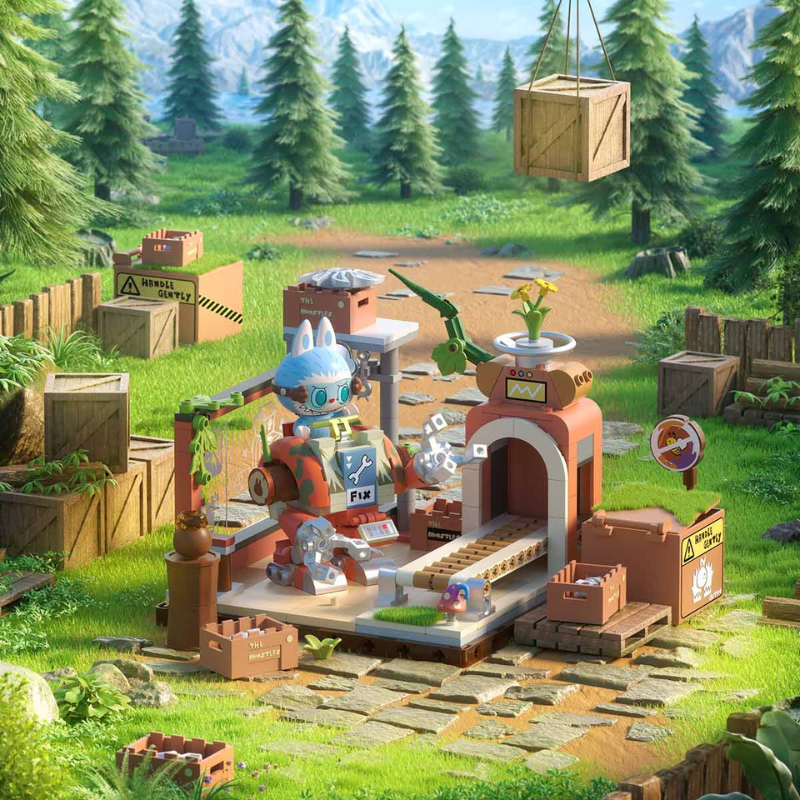 The Monsters Forest Secret Base Series Block