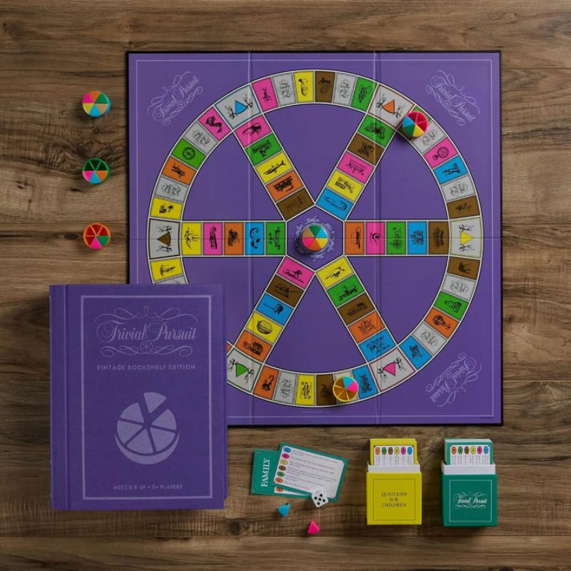 Vintage Bookshelf Edition Nostalgic Board Games