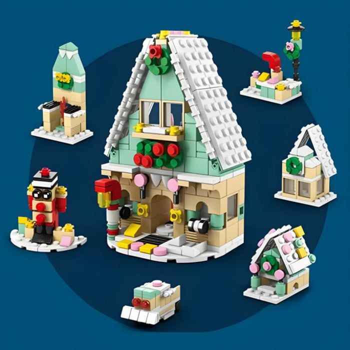 Festive Christmas Building Block Set