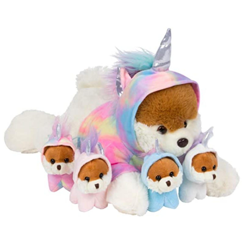 Unicorn Puppies Snuggable Mommy Puppies Set Of 5 Gift For Children