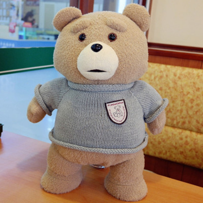 Comedic 'Ted' Stuffed Teddy Bear Plushie Toy