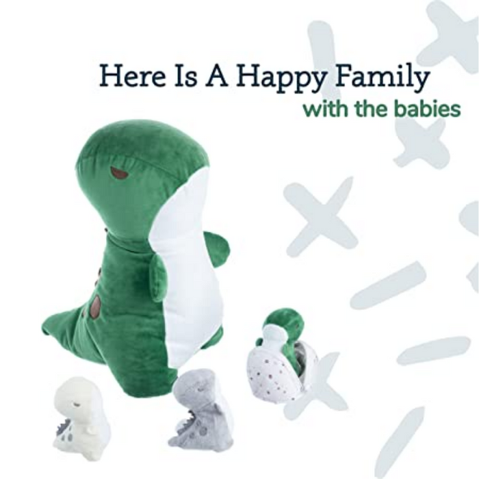 T-Rex Snuggable Mommy Dinosaur Set Of 5 Gift For Children