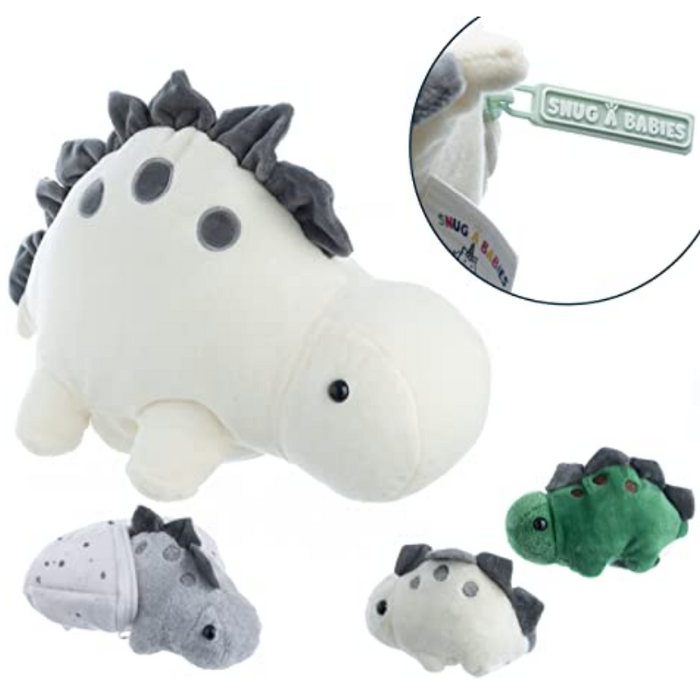 Stegosaurus Snuggable Mommy Dinosaur Set Of 5 Gift For Children
