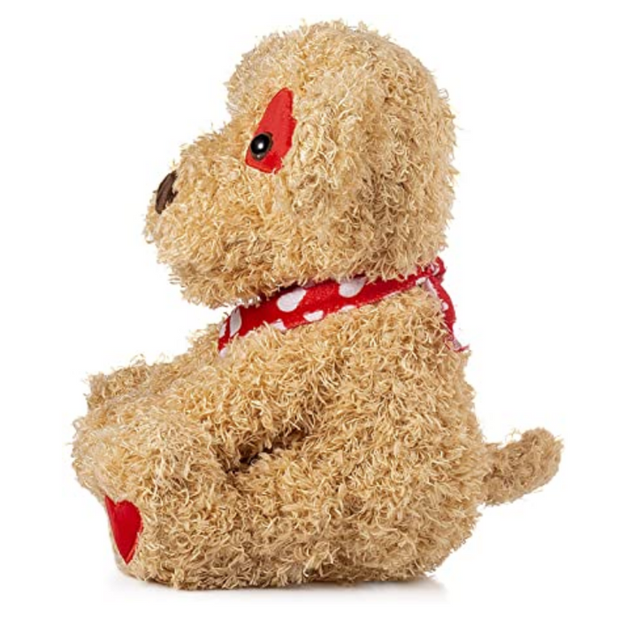 10"Plush Stuffed Adorable Hearts Love Dog