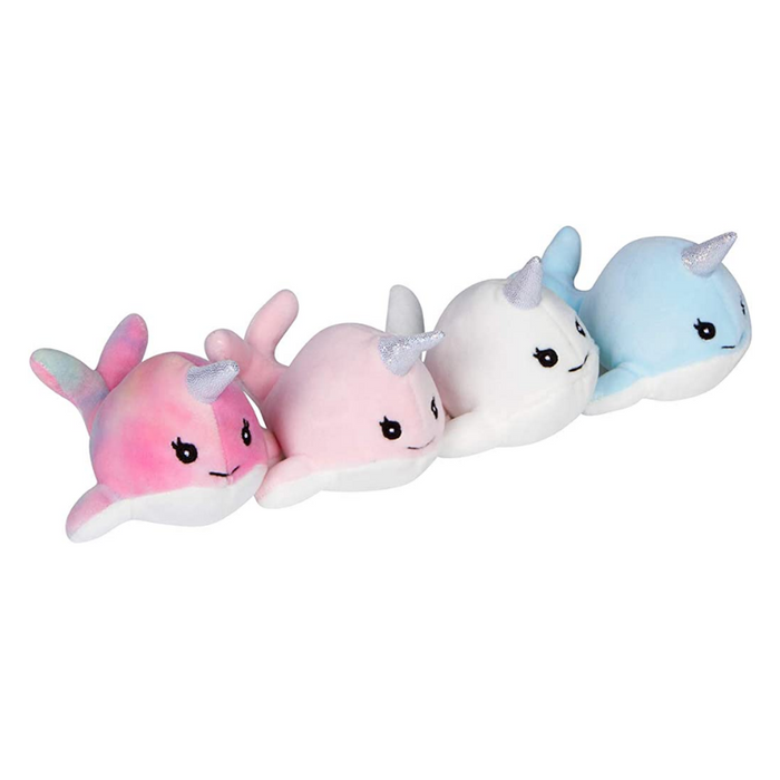 Narwhal Snuggable Mommy Narwhal Baby Set Of 5 Gift For Children