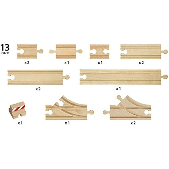 Wooden Train Track Pack
