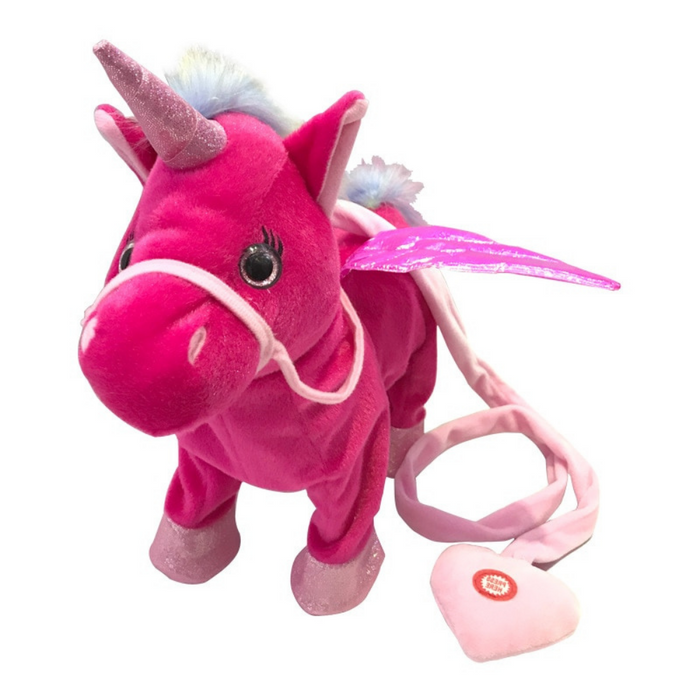 Electronic & Musical Walking Stuffed Unicorn Plushie Toys