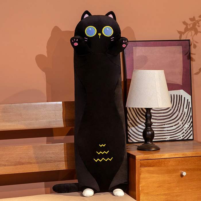 Cute Long Cat Stuffed Squish Plush Pillow