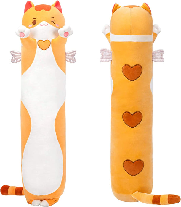 Cute Long Cat Stuffed Squish Plush Pillow