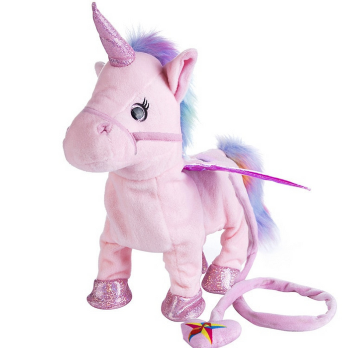Electronic & Musical Walking Stuffed Unicorn Plushie Toys