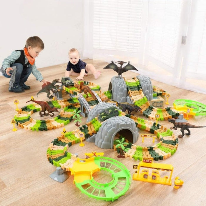 Dinosaur Toys With Activity Play Mat & Trees