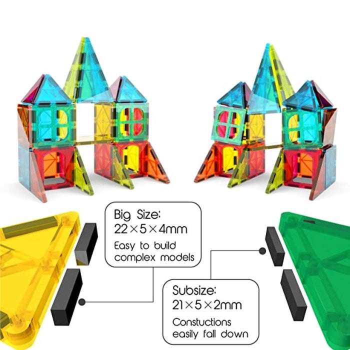 3D Magnetic Building Blocks Set For Toddlers