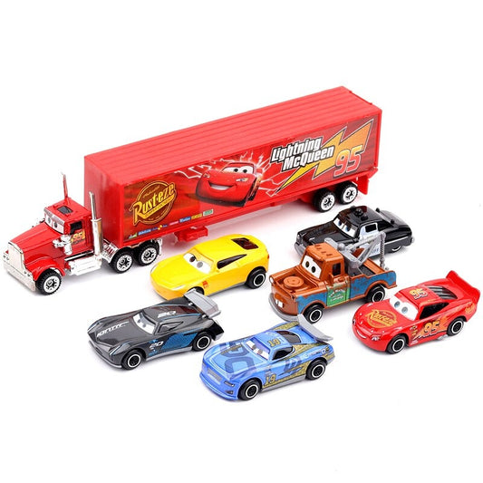 6 Pcs Truck And Car Disney Toys For Kids