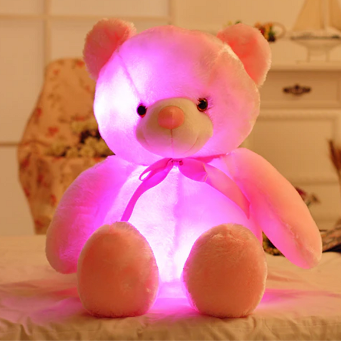 Colorful Glowing Teddy Bears