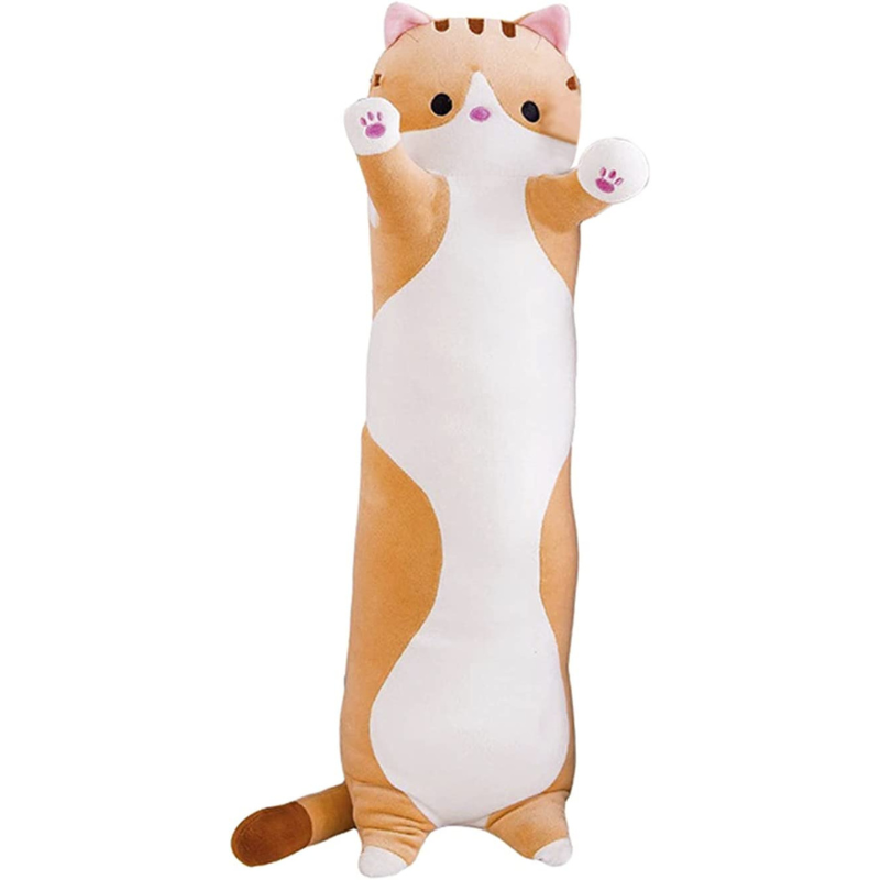 Cat Plush Long Throw Pillow