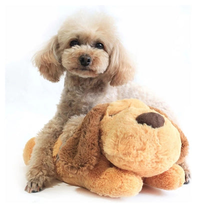 Dog Heartbeat Toy for Anxiety Relief |  Soft Plush Toy For Pets Behavioural Training | Heartbeat Toy for Cats & Dogs