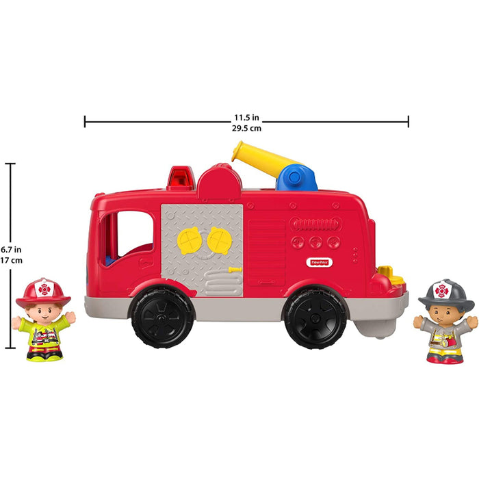 Little People Fire Truck Toy With Lights Sounds