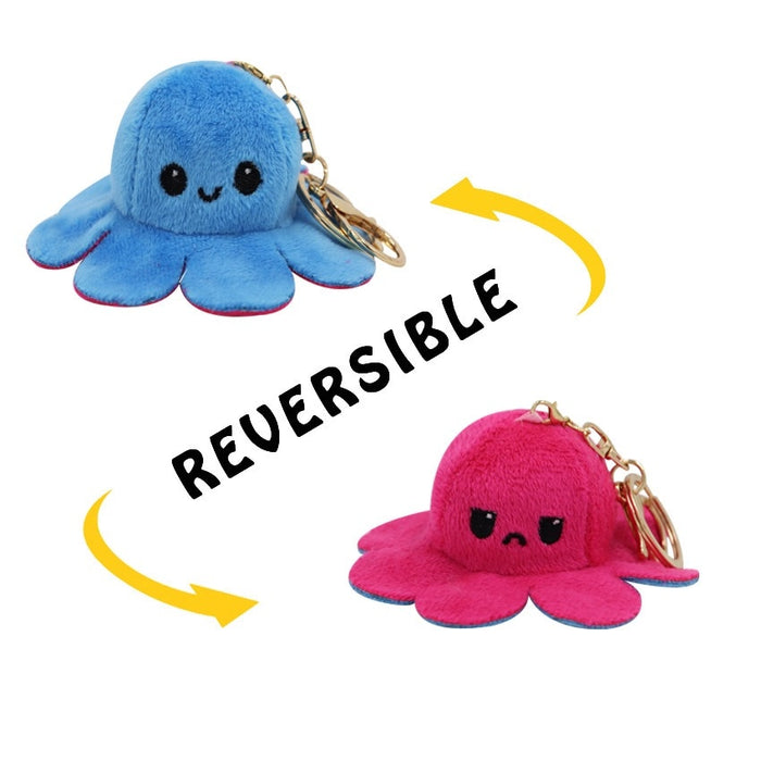 Reversible Octopus Keychain