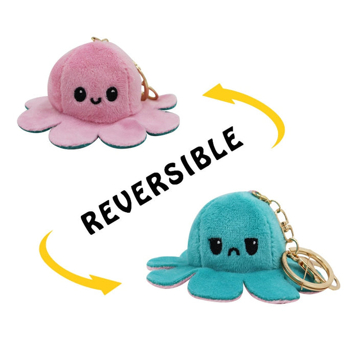 Reversible Octopus Keychain