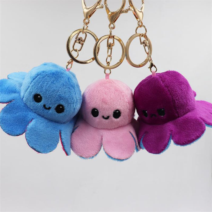 Reversible Octopus Keychain