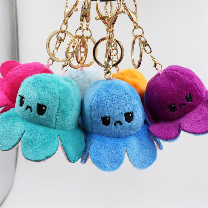 Reversible Octopus Keychain