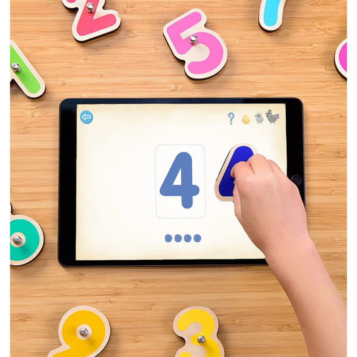 Interactive Wooden Numbers And Letters Set